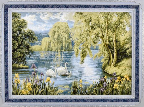 120*90 4 М/Р "Лебеди" Картина гобелен [01111738] 120*90 4 М/Р "Лебеди" Картина гобелен