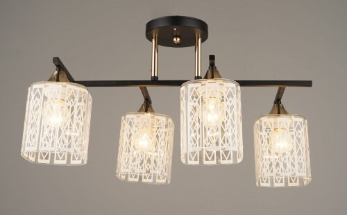 ВР-N4072/4 BK+FGD (4) светильник потолочный [01098746] ВР-N4072/4 BK+FGD (4) светильник потолочный