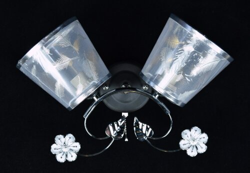 ДС-B7357B/2 CR+BK (10) светильник настенный [01092359] ДС-B7357B/2 CR+BK (10) светильник настенный