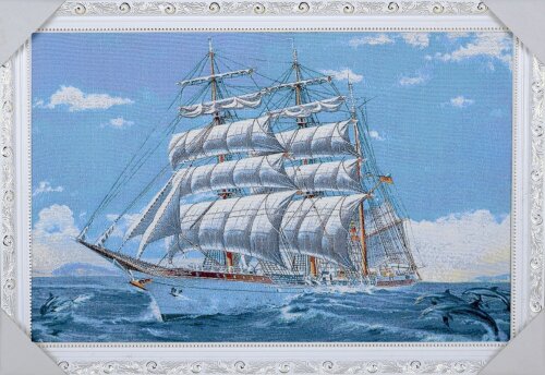 40*60 27Б Картина гобелен белая рамка [01111882] 40*60 27Б Картина гобелен белая рамка