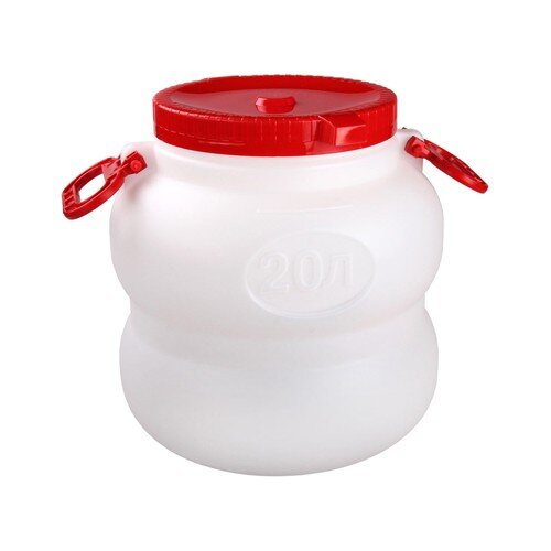 318926-РСВ (в уп.6шт.) - Канистра-бочка "Байкал" с [01096040] 318926-РСВ (в уп.6шт.) - Канистра-бочка "Байкал" с навесными ручками 20л. М6225