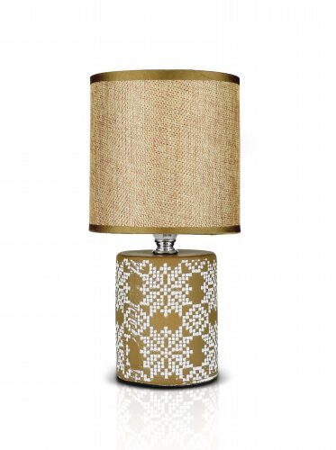 В-HS8444 l.brown+l.brown shade, размер: 130*130*26 [01104563] В-HS8444 l.brown+l.brown shade, размер: 130*130*260мм (24) светильник настольный