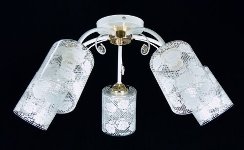 С-YX8600/5 WT+GD (4) АКЦИЯ светильник потолочный [01096350] С-YX8600/5 WT+GD (4) АКЦИЯ светильник потолочный