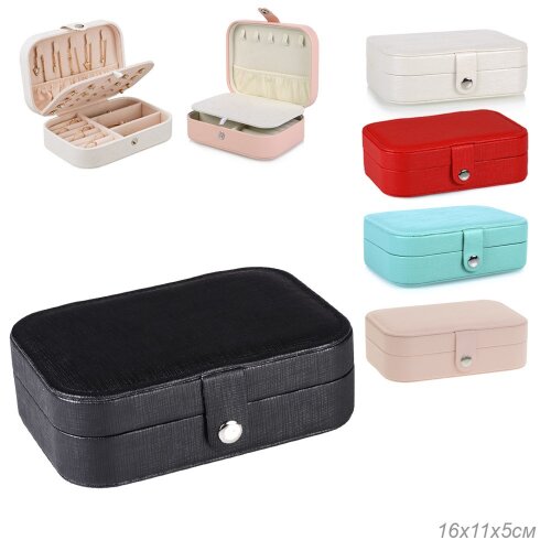 670156 (в уп.120шт.) - Шкатулка для украшений 16х1 [01110755] 670156 (в уп.120шт.) - Шкатулка для украшений 16х11х5см. / 080 /, материал: текстиль, картон, искусственная кожа.