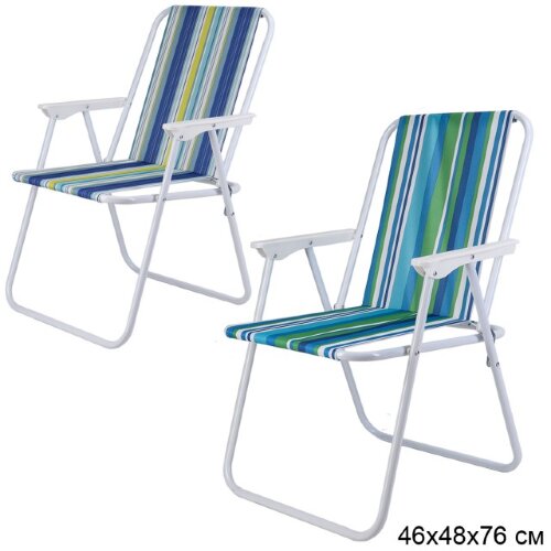 706747 (в уп.10шт.) - Кресло складное 46х48х76см. [01102702] 706747 (в уп.10шт.) - Кресло складное 46х48х76см. / 1215 /, материал: металл, полимер.