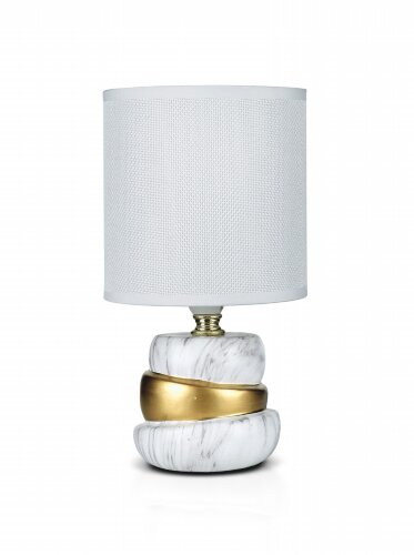 В-HS8479 white+white shade, размер: 130*130*240мм [01104586] В-HS8479 white+white shade, размер: 130*130*240мм (24) светильник настольный