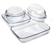 159144 (в уп.1наб.) - Набор кастрюль для СВЧ 6пр.( [01041140]