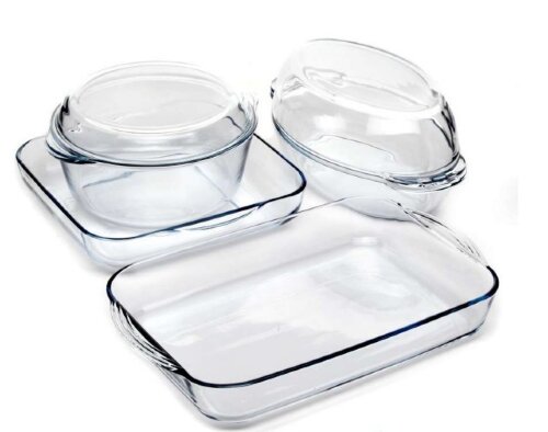 159144 (в уп.1наб.) - Набор кастрюль для СВЧ 6пр.( [01041140] 159144 (в уп.1наб.) - Набор кастрюль для СВЧ 6пр.(2850+3150+3850+3500мл)