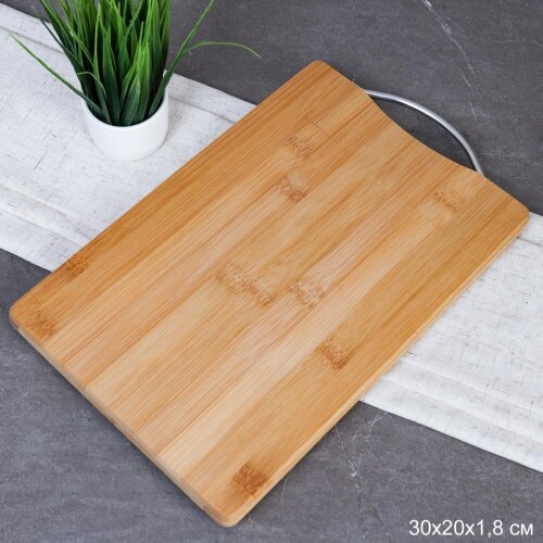 717097 (в уп.30шт.) - Доска разделочная 30х20х1,8с [01107816] 717097 (в уп.30шт.) - Доска разделочная 30х20х1,8см. / V-64 /, материал: бамбук