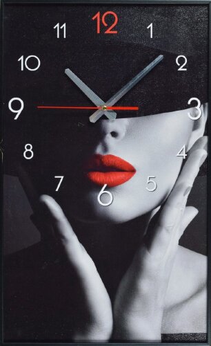 BL2580 (в кор.1шт.) Часы настенные на холсте 35*57 [01103221] BL2580 (в кор.1шт.) Часы настенные на холсте 35*57см