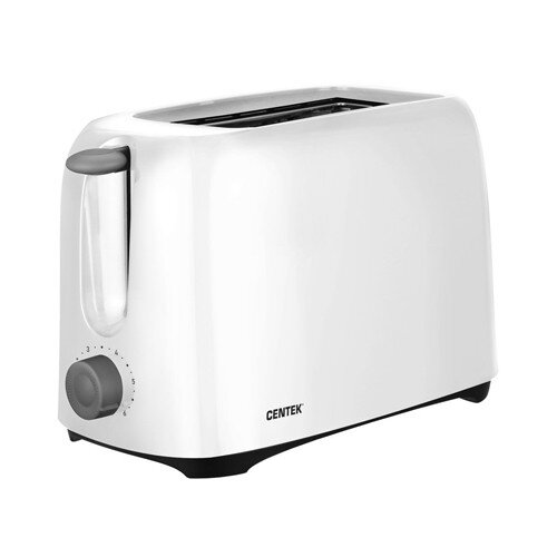 484959-РСВ (в уп.1шт.) - Тостер Centek CT-1425 бел [01108988] 484959-РСВ (в уп.1шт.) - Тостер Centek CT-1425 белый, 700 Вт, 6 уровней мощности, 2 тоста, выдвижной поддон для крошек