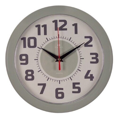 2323-126 (в кор.10шт.) -  Часы настенные круг d=24 [01108107] 2323-126 (в кор.10шт.) -  Часы настенные круг d=24,5см, корпус оливковый "Классика" Рубин