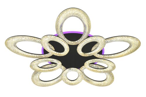 Д3686/5+5C BK Led 260W+28W 3000K+4000K+6500K+RGB д [01103528] Д3686/5+5C BK Led 260W+28W 3000K+4000K+6500K+RGB диммер (1) светильник потолочный