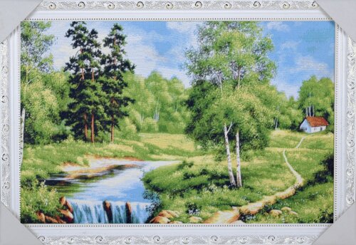 40*60 28Б Картина гобелен белая рамка [01111885] 40*60 28Б Картина гобелен белая рамка