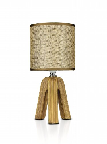 В-HS7819 brown+brown shade, размер: 130*130*290мм [01104602] В-HS7819 brown+brown shade, размер: 130*130*290мм (24) светильник настольный