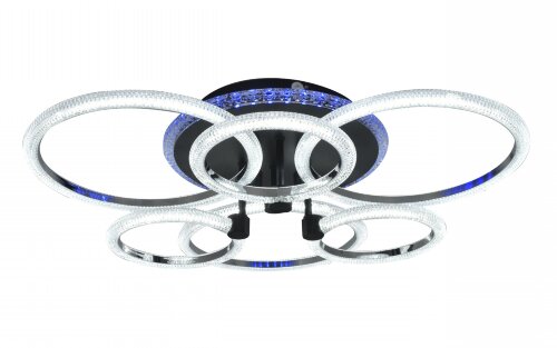 Х20548/3+3+1 BK+CR подсветка RGB LED 110W 3000K-40 [01103142] Х20548/3+3+1 BK+CR подсветка RGB LED 110W 3000K-4000K-6000K диммер (5) светильник потолочный