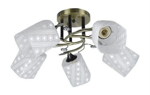 ДС9826/5 AB+BLK (4) светильник потолочный [01100047] ДС9826/5 AB+BLK (4) светильник потолочный