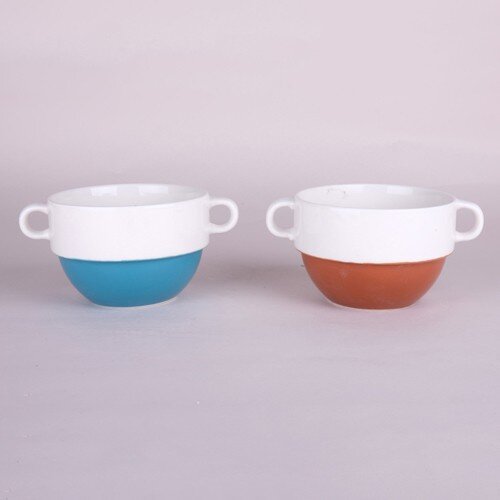 535510-РСВ (в уп.1шт.) - Бульонница Коралл 8001 63 [01110074] 535510-РСВ (в уп.1шт.) - Бульонница Коралл 8001 630мл, микс, материал: фарфор.