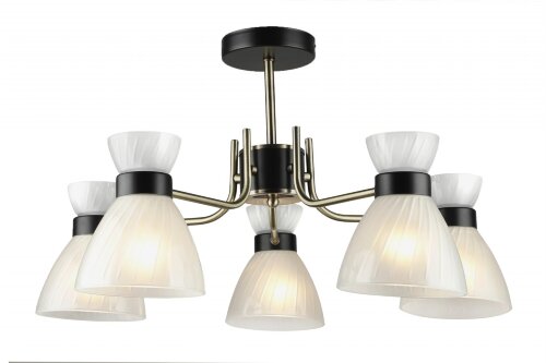 ВР-N5695/5 AB+BK (4) светильник потолочный [01106693] ВР-N5695/5 AB+BK (4) светильник потолочный