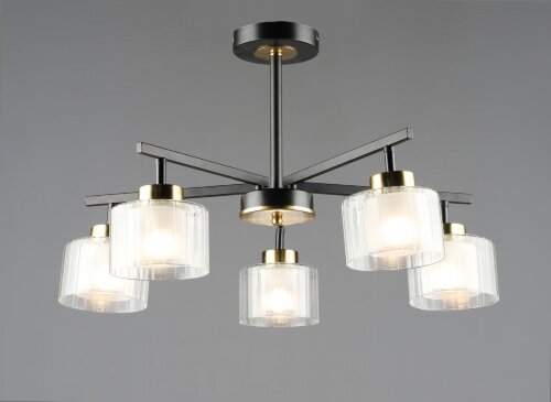 ВР-N7008/5 BK+COP D600*H365 мм (4) светильник пото [01110154] ВР-N7008/5 BK+COP D600*H365 мм (4) светильник потолочный