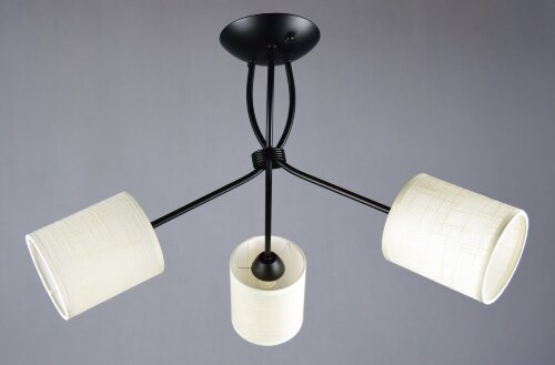 ФП-GH10282A/3 BK (6) светильник потолочный [01087500] ФП-GH10282A/3 BK (6) светильник потолочный