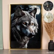 752028 (в уп.18шт.) - Картина 50х70см. Волк / 1436 [01111416]