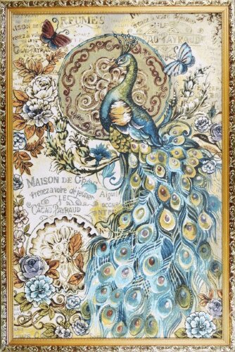 Z Изумрудный павлин (70*110) Г/Т, К4 [01095783] Z Изумрудный павлин (70*110) Г/Т, К4