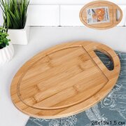 750069 (в уп.40шт.) - Доска разделочная, овальная [01110781]