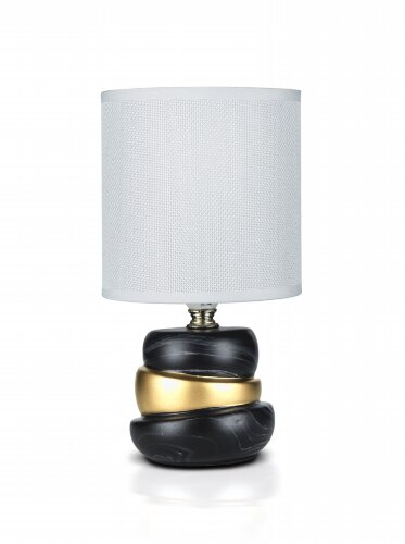 В-HS8479 black+white shade, размер: 130*130*240мм [01104585] В-HS8479 black+white shade, размер: 130*130*240мм (24) светильник настольный