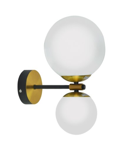 Х20624/B2 BK+BRASS (10) светильник настенный [01103168] Х20624/B2 BK+BRASS (10) светильник настенный