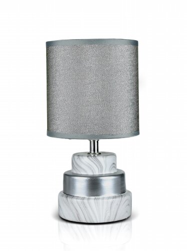 В-HS8480 silver+silver shade, размер: 130*130*240м [01103927] В-HS8480 silver+silver shade, размер: 130*130*240мм (24) светильник настольный