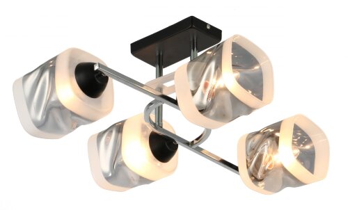 ФП-GH28087/4 BK+CR (1) светильник потолочный [01096379] ФП-GH28087/4 BK+CR (1) светильник потолочный