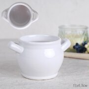 716584 (в уп.120шт.) - Кашпо с ручками 11x6,5см. / [01108065]