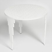 СтЖ106  Стол журнальный, 50х50х42 см, металл белый [01109384]