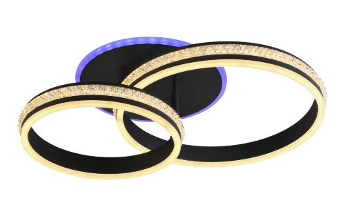 МС-DK6004/2B GRAPHITE (RGB) Led 94W+5W 3000K+4000K [01100720] МС-DK6004/2B GRAPHITE (RGB) Led 94W+5W 3000K+4000K+6500K диммер (1) светильник потолочный