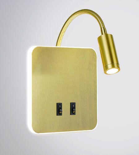 KL-RDL044 Brass Led 9+3W 4000K Размер: 15*15*13см [01109467] KL-RDL044 Brass Led 9+3W 4000K Размер: 15*15*13см (40) светильник настенный