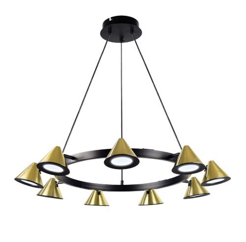 PRD-P 0075/9 GD+BK D814*H1000мм патрон: GX53 лампо [01109476] PRD-P 0075/9 GD+BK D814*H1000мм патрон: GX53 лампочки в комплект не входят (1) светильник потолочный