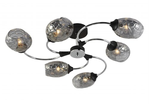 МС-XA1365B/6 BK+CR (4) светильник потолочный [01102421] МС-XA1365B/6 BK+CR (4) светильник потолочный