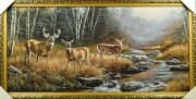 60*120 40 "Олени" Картина гобелен [01086767]