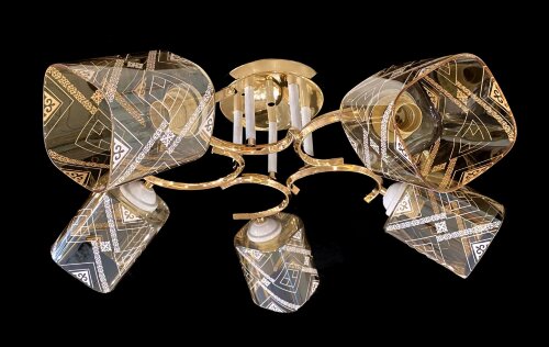 ДС9832A/5 FGD+WH (4) светильник потолочный [01099612] ДС9832A/5 FGD+WH (4) светильник потолочный