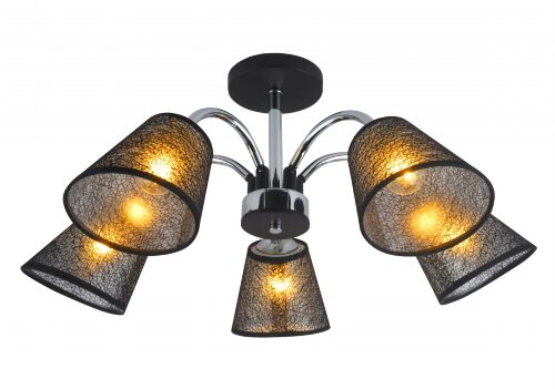 МС-MH39034/5 BK+CR (4) светильник потолочный [01085619] МС-MH39034/5 BK+CR (4) светильник потолочный