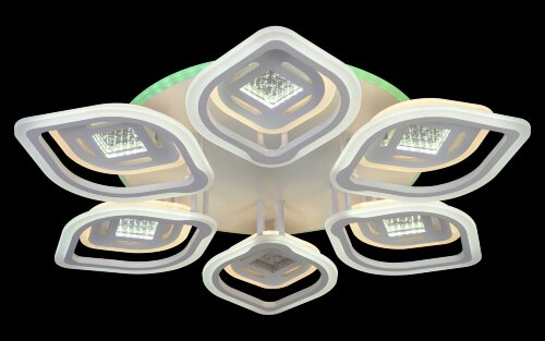МС-LI8441C/6+6B WH (RGB) Led 180W+8W 3000K+4000K+6 [01100207] МС-LI8441C/6+6B WH (RGB) Led 180W+8W 3000K+4000K+6500K диммер (1) светильник потолочный