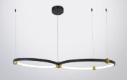 Х20635/2 BK+BRASS LED80W 3000-4000-6000K Dimmer (1 [01103184]