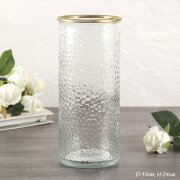 730400 (в уп.24шт.) - Ваза для цветов прозрачная с [01111567]