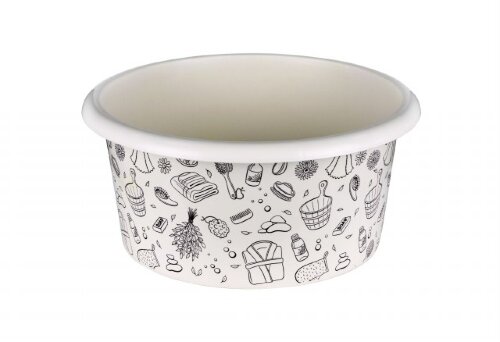 93544-РСВ (в кор.10шт.) - Таз 10л."Русская банька" [01068251] 93544-РСВ (в кор.10шт.) - Таз 10л."Русская банька" М2554