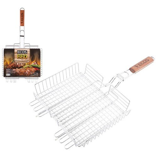 323083-РСВ (в уп.1шт.) - Решетка для барбекю ECOS [01097084] 323083-РСВ (в уп.1шт.) - Решетка для барбекю ECOS BASIC+ 55(+4)х31х24х5,5см. арт.999637
