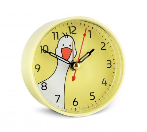 В7-035 (40)  Будильник кварц, корпус желтый "Гусь" [01110411] В7-035 (40)  Будильник кварц, корпус желтый "Гусь"
