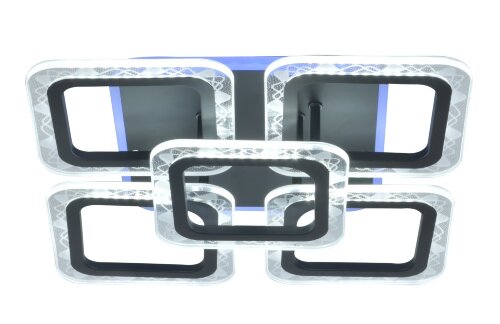 Х20317/5+1 BK подсветка 3000+BL LED 129W 3000K-600 [01094417] Х20317/5+1 BK подсветка 3000+BL LED 129W 3000K-6000K диммер (1) светильник потолочный