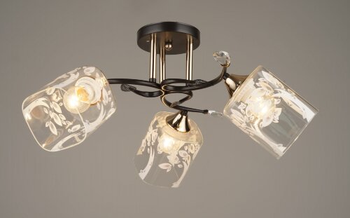 ВР-N4090/3 BK+FGD (6) светильник потолочный [01098621] ВР-N4090/3 BK+FGD (6) светильник потолочный