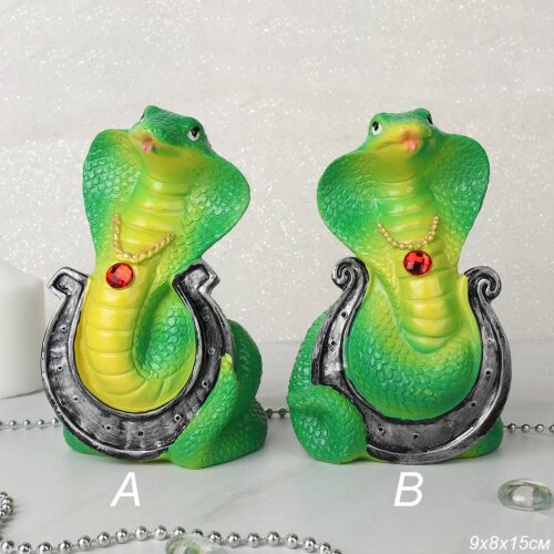 732274 (в уп.48шт.) - Копилка Змея 9х8х15см. / 241 [01107024] 732274 (в уп.48шт.) - Копилка Змея 9х8х15см. / 24148 / Символ года 2025, материал: полистоун.